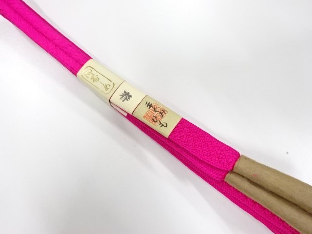 未使用品　正絹　手組帯締め
